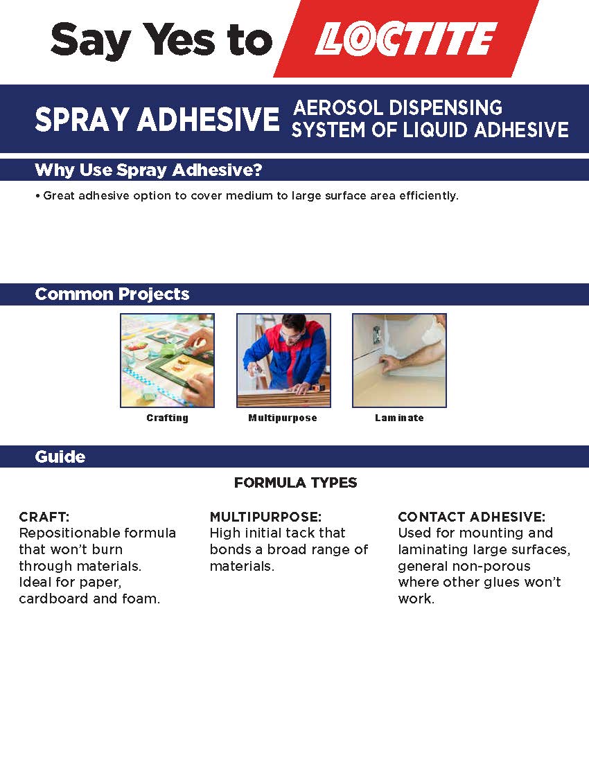 Loctite Professional Performance 13.5 oz. Spray Adhesive 1629134